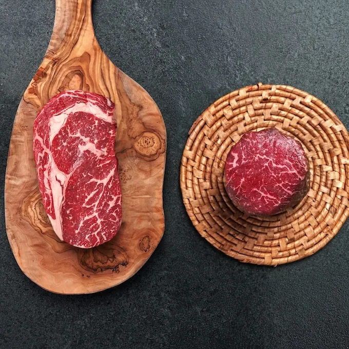 His & Hers Prime Steak Filet/Strip Combo