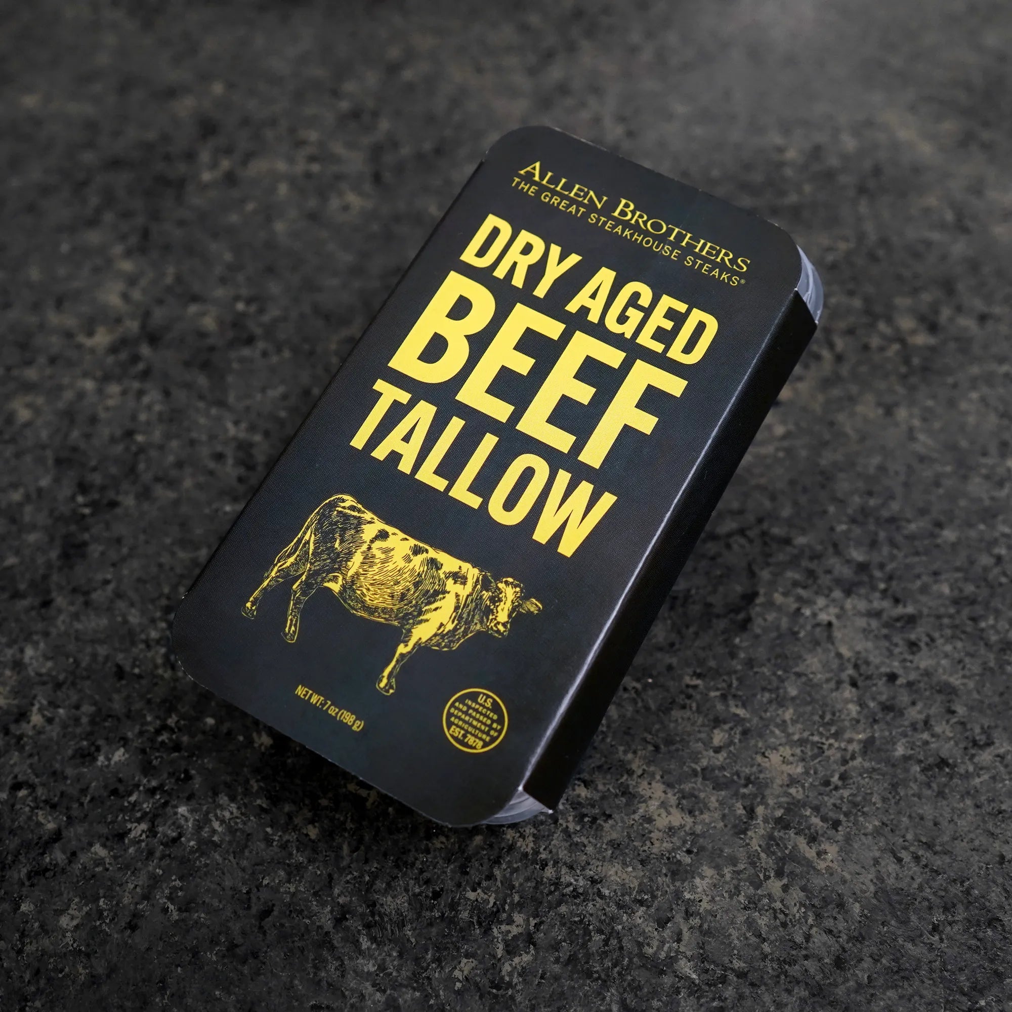 Beef allow In Package on Dark Granite