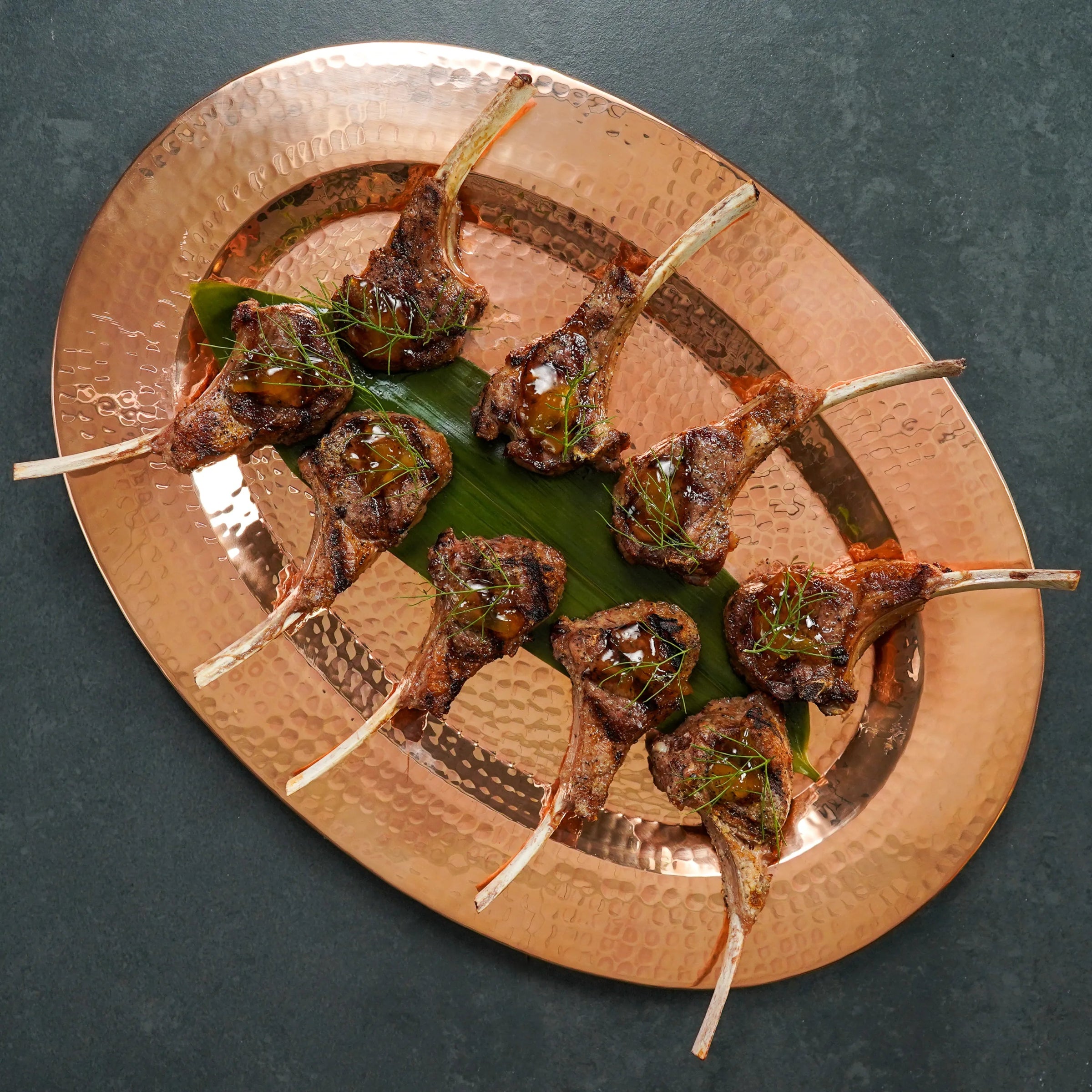 Cooked Lamb Lollipops