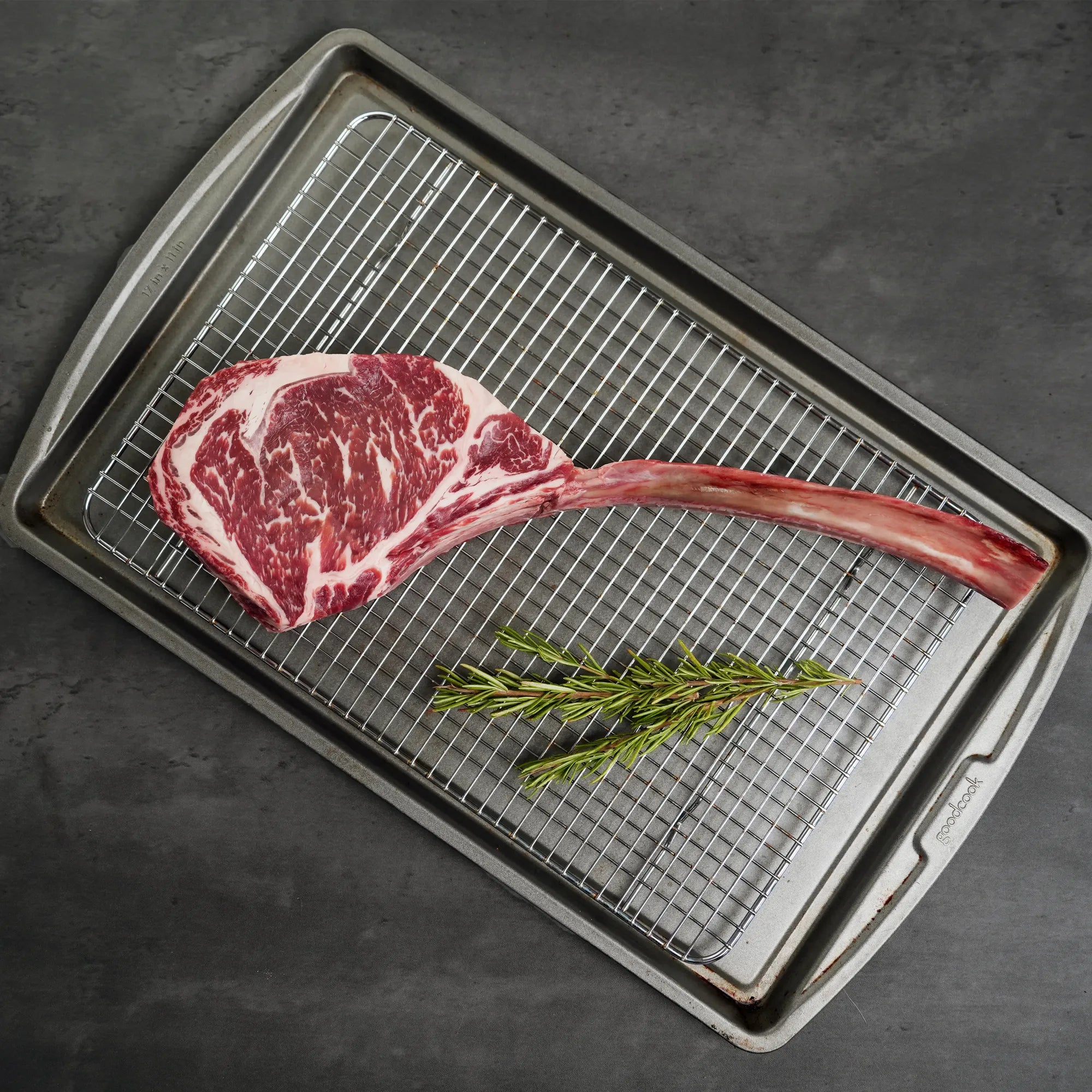 Tomahawk Rib Rack Prime Tomahawk Ribeye Steak | Allen Brothers