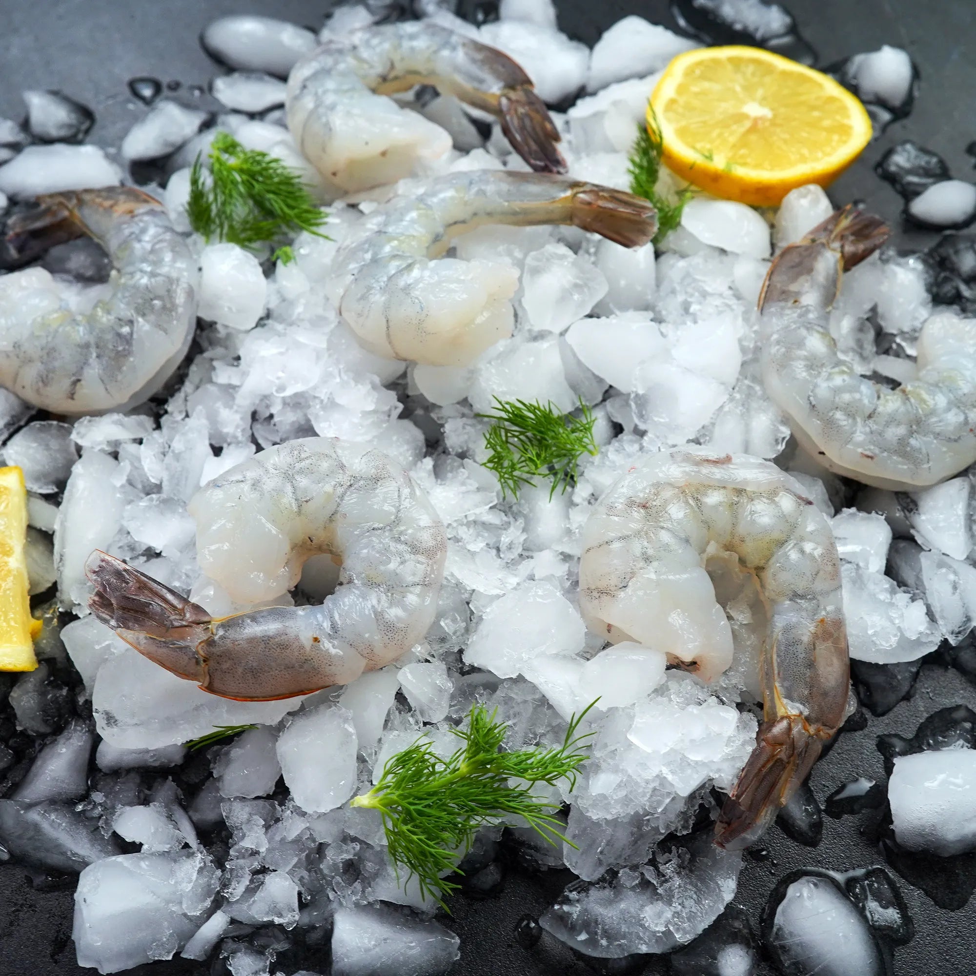 Tail-On Shrimp on Ice