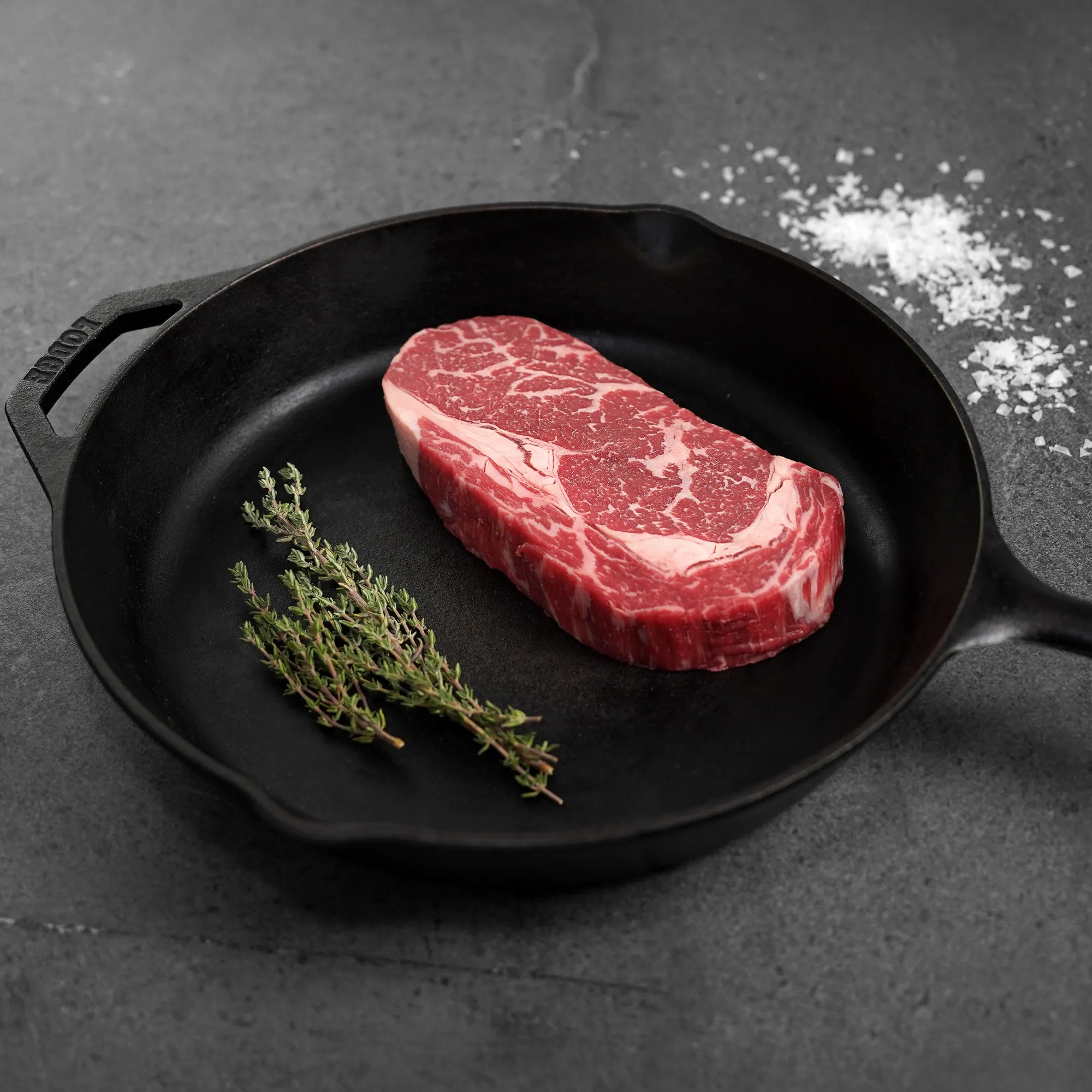 1.5in Prime Ribeye in Pan