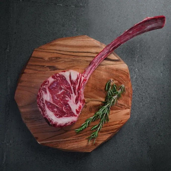 Dry-Aged USDA Prime Tomahawk Ribeye Steaks